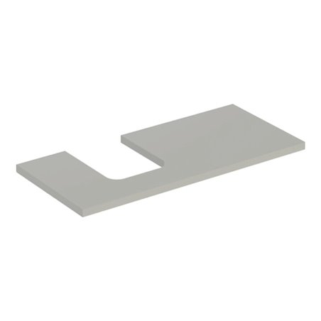 Geberit Waschtisch-Platte One 105x3x47cm, greige/lackiert m, AS li