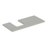 Geberit Waschtisch-Platte One 105x3x47cm, greige/lackiert m, AS li