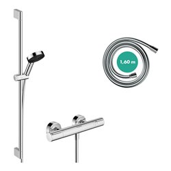 hansgrohe Brause-Set Pulsify Select S 959mm Brausestange + Handbrause, 3jet, chrom