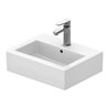 Duravit Möbel-Handwaschbecken Vero 45x35cm, geschli., m HL, ÜL, HLB, weiß