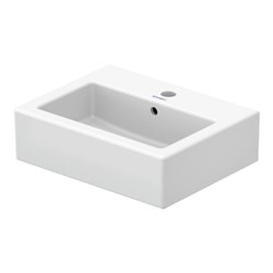 Duravit Möbel-Handwaschbecken Vero 45x35cm, geschli., m HL, ÜL, HLB, weiß