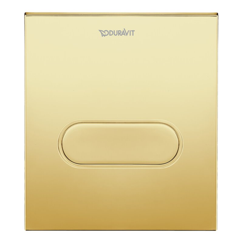 Duravit Betätigungsplatte DuraSystem 13,1x15cm, mech., f Uri. A1, gol poliert