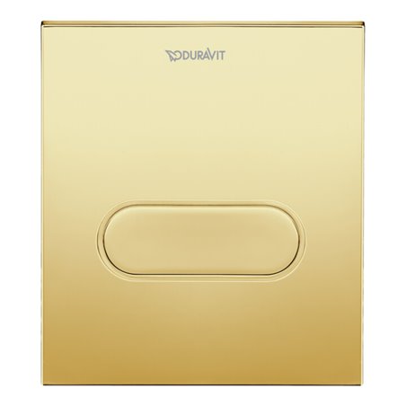 Duravit Betätigungsplatte DuraSystem 13,1x15cm, mech., f Uri. A1, gol poliert