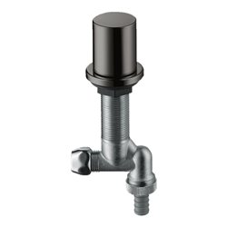 hansgrohe Küchen-Absperrventil Axor m Rückflussverh., polished black chrome