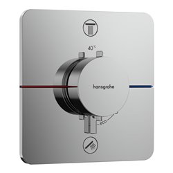 hansgrohe Thermostat ShowerSelect Comfort Q UP, f 2 Verb, m Sich.Kombi EN 1717, chr