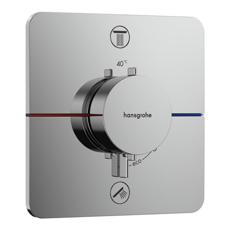 hansgrohe Thermostat ShowerSelect Comfort Q UP, f 2 Verb, m Sich.Kombi EN 1717, chr