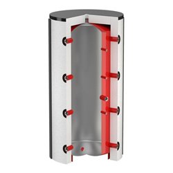 Flamco Pufferspeicher PS 500 l, Au pulverbes, Inn. unbeschichtet