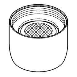 Grohe Mousseur 13928 Durchflussklasse A 15 l/min 3 bar M22x1 moon white