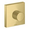 hansgrohe FMS Axor Starck Trio/Quat. UP-Ab-/Umstellventil, brushed brass