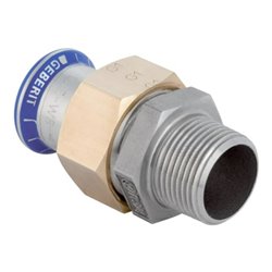 Geberit bergangsverschraubung Mapress d 54mmxR 2, labs-f, m AG, Edelstahl