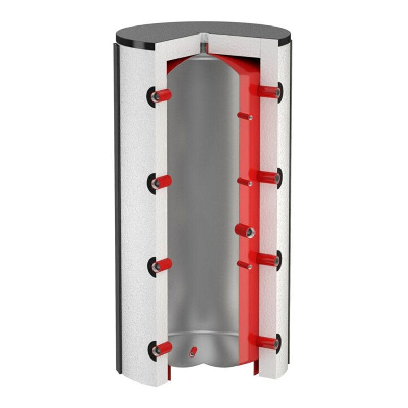 Flamco Pufferspeicher PS 750 l, Au pulverbes, Inn. unbeschichtet