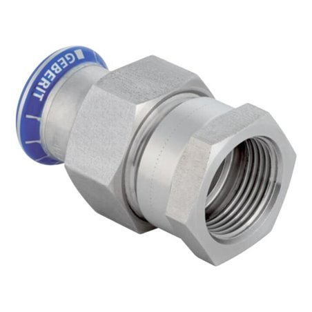 Geberit bergangsverschraubung Mapress d 15xRp 1/2, labs-f, m IG, ÜM, Edelstahl