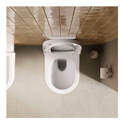 Duravit Wand-WC Balcoon 37x54cm, weiß Seidenmatt
