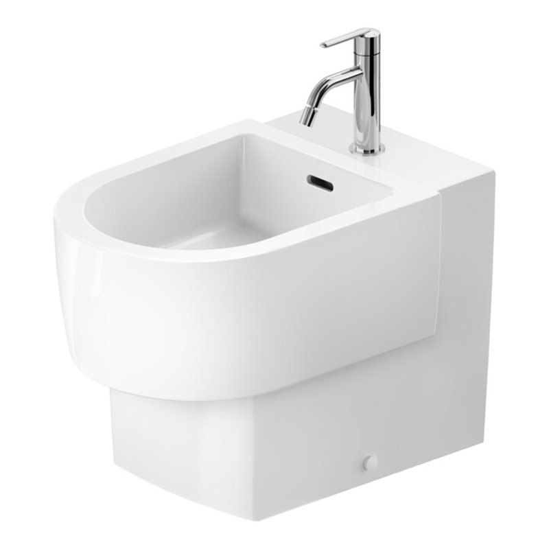 Duravit Stand-Bidet Balcoon 37x57cm, m Hahnl., ÜL, weiß Hochglanz