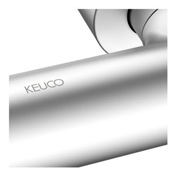 Keuco Thermostat-Brausemischer Plan blue AP, Aluminium-finish
