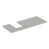 Geberit Waschtisch-Platte One 120x3x47cm, greige/lackiert m, AS li