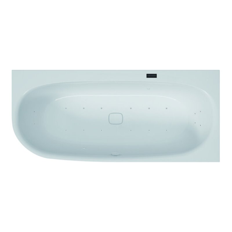 Hoesch Whirlpool iSensi Eck 1900x900 Monolith re. System iSensi Weiß, BiCol. Weiß-Schwarz