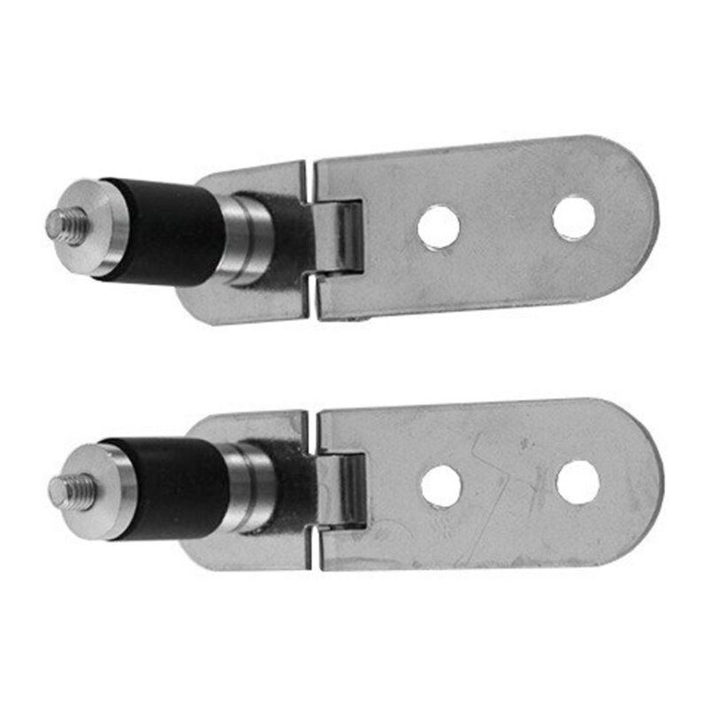 Duravit Scharnier-Set f Urinaldeck o. Absenkaut., Edelstahl