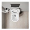 Duravit Wand-WC, Tiefspüler D-Code 37x54cm, 4 l, riml, w, o vorm. Scharn.