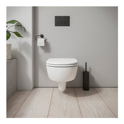 Duravit Wand-WC, Tiefspüler D-Code 37x54cm, 4 l, riml, w, o vorm. Scharn.