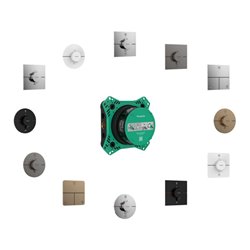 hansgrohe Thermostat ShowerSelect Comfort Q UP, für 1 Verbraucher, mattschwarz