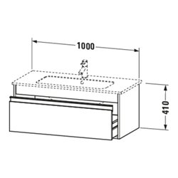 hansgrohe Brausestange Axor Uno 900mm, m Schlauch 1600mm, brush. r gold