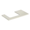 Geberit Waschtisch-Platte One 90x3x47cm, sand-grau/l hg, Ausschn li