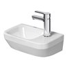 Duravit Handwaschbecken DuraStyle 36x22cm, m HL re, o. ÜL, m HLB, weiß