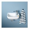 Duravit Handwaschbecken DuraStyle 36x22cm, m HL re, o. ÜL, m HLB, weiß