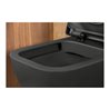 Duravit Wand-WC, Tiefspüler Happy D.2 36,5x54cm, 4,5 l, riml., anthr. HygGlaze