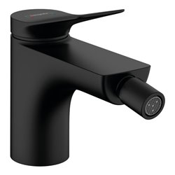 hansgrohe Bidet-Einhebelmischer Vivenis m Zugst.Abl.Gar., schwarz matt