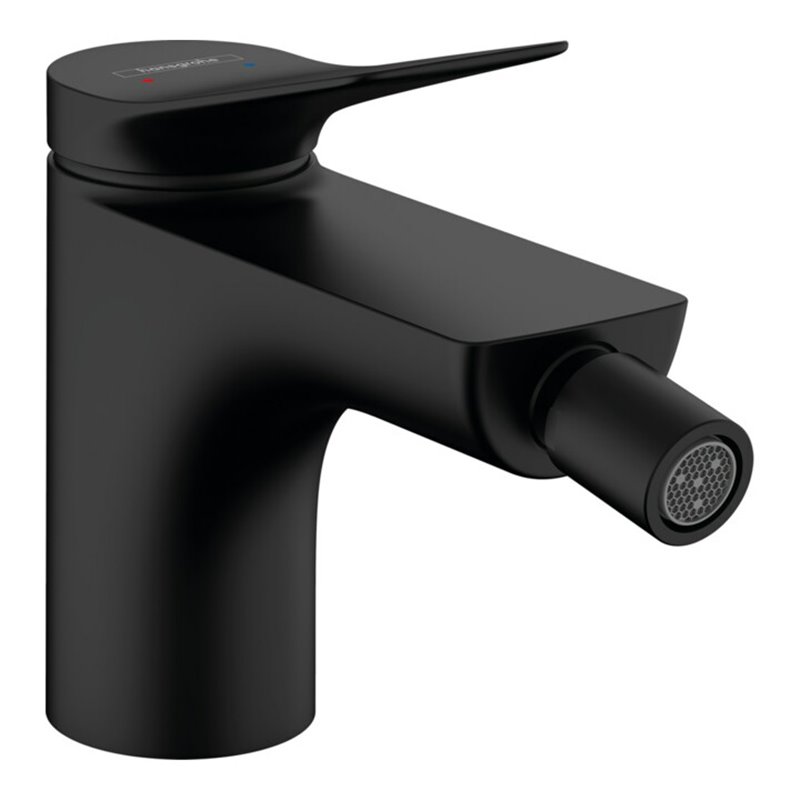 hansgrohe Bidet-Einhebelmischer Vivenis m Zugst.Abl.Gar., schwarz matt