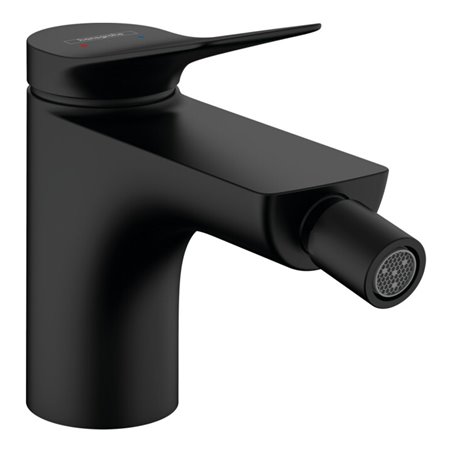 hansgrohe Bidet-Einhebelmischer Vivenis m Zugst.Abl.Gar., schwarz matt