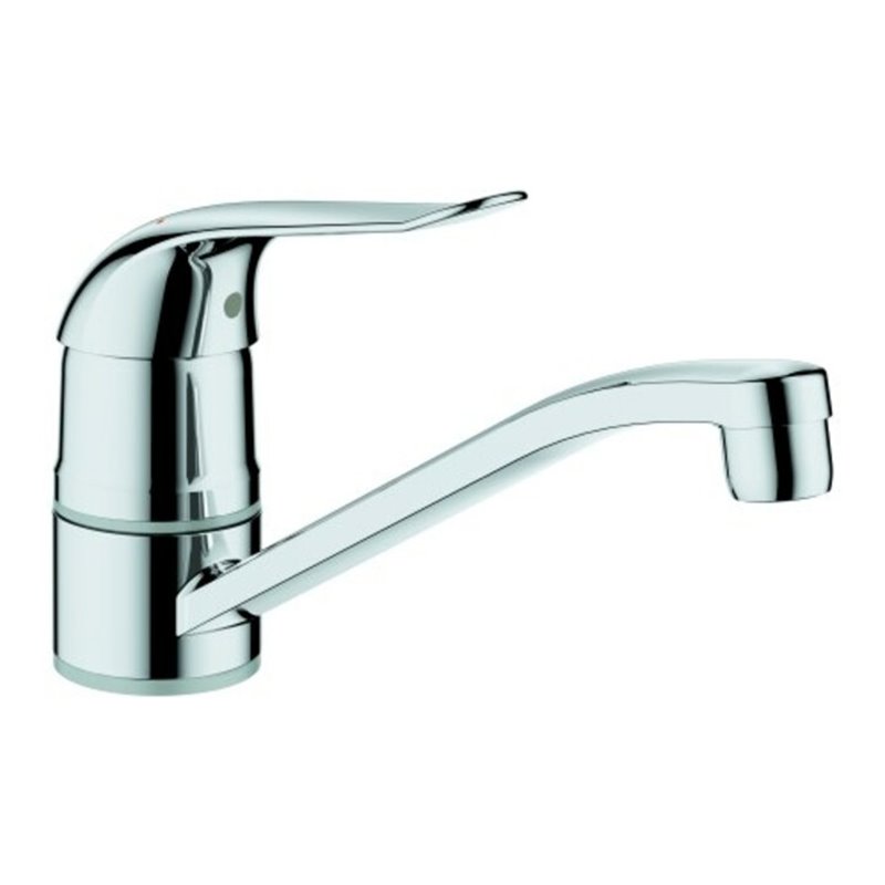 Grohe Spültisch-Einhebelmischer Euroeco Special chr, schwenkb. Ausl., m Temp.begrenzer