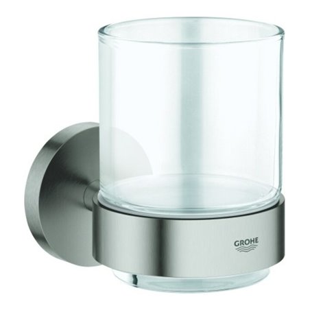 Grohe Glashalter Essentials verdeckte Befestigung, supersteel