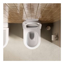 Duravit Stand-WC Balcoon 37x54cm, 4,5 l, riml, Abg waag., we. hgl