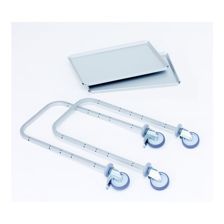 Gmöhling Servierwagen E 9001 L 820 x B 570 x H 975 mm Aluminium