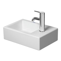 Duravit Möbel-Handwaschbecken Vero Air 38x25cm, HL re, o. ÜL, m HLB, weiß