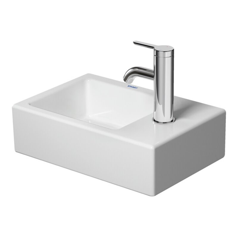 Duravit Möbel-Handwaschbecken Vero Air 38x25cm, HL re, o. ÜL, m HLB, weiß