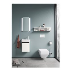 Duravit Möbel-Handwaschbecken Vero Air 38x25cm, HL re, o. ÜL, m HLB, weiß