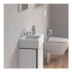 Duravit Möbel-Handwaschbecken Vero Air 38x25cm, HL re, o. ÜL, m HLB, weiß