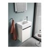 Duravit Möbel-Handwaschbecken Vero Air 38x25cm, HL re, o. ÜL, m HLB, weiß