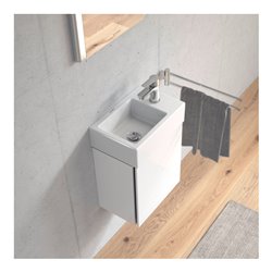 Duravit Möbel-Handwaschbecken Vero Air 38x25cm, HL re, o. ÜL, m HLB, weiß