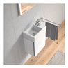 Duravit Möbel-Handwaschbecken Vero Air 38x25cm, HL re, o. ÜL, m HLB, weiß