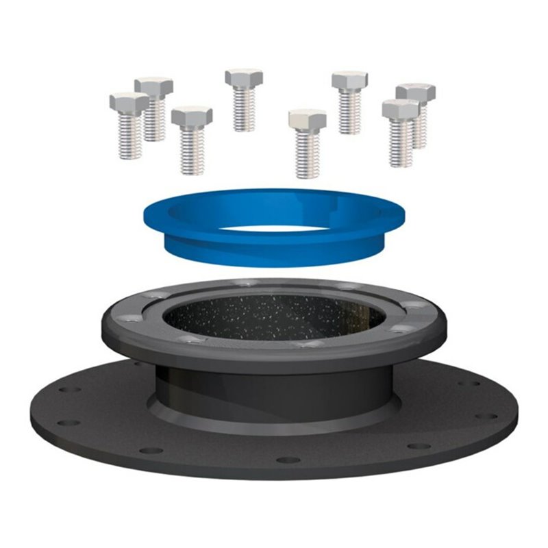 Flamco Reduzierflansch DN 205/DN 110, m Dichtg. u M12 Schraub