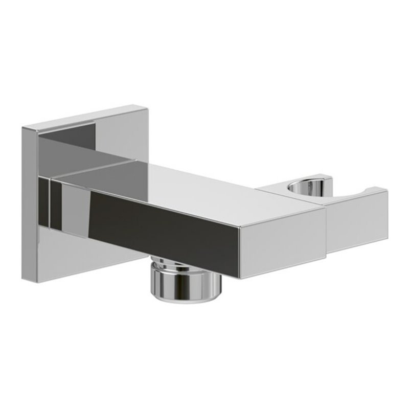 V&B Handbrausehalter Universal Showers eckig, Wandmontage, chrom