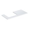 Geberit Waschtisch-Platte One 105x3x47cm, w/lack. hochgl., Ausschn li
