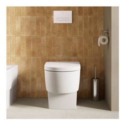 Duravit Stand-WC Balcoon 37x54cm, 4,5 l, riml, Abg wa, we. s-matt