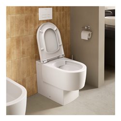 Duravit Stand-WC Balcoon 37x54cm, 4,5 l, riml, Abg wa, we. s-matt