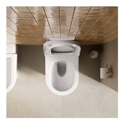 Duravit Stand-WC Balcoon 37x54cm, 4,5 l, riml, Abg wa, we. s-matt